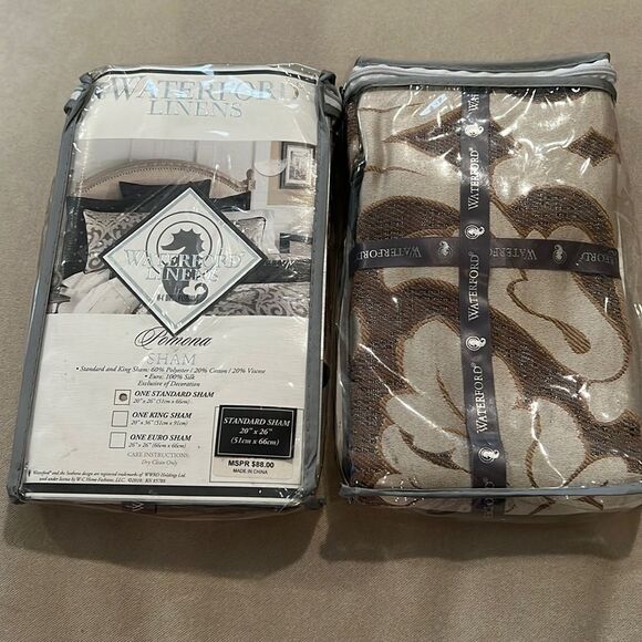 Waterford Linens Pomona Standard Sham Set of 2 - Picture 2 of 5